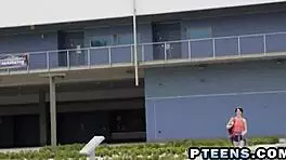 young hottie meets old stud on the floor