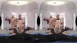 Lilian Stone, Linzee Ryder & Natasha Starr Titty Fuck! Watch The Group Action!