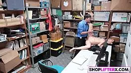 Gal Jade Screams As She Fucks The Officer For Theft In The Office!