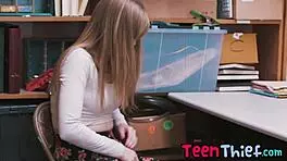 brunette teen harper gets fucked in a threesome