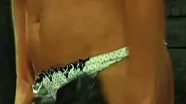 is the young blonde mistress bathing her lesbian lover?