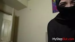 Latina Step Daughter In Hijab Fucks Gabriela Lopez Hard!