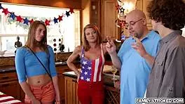 Blonde Kirsten Lee Sucks Penis