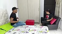 My boss asked me to seduce him in the interview, and I deepthroated his cock.