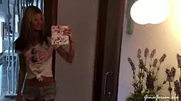 Ibiza Trip Turns Wild with Teen Blonde in Ripped Clothes on Spanish Beach