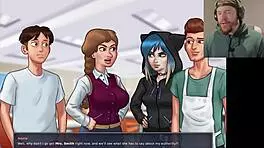 Starting drama with chemistry teacher in summertime saga