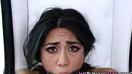 i bound and gagged this fetish teen for hardcore fucking with blowjob and deepthroat