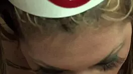 Naughty Nurse Satisfies Patient with Wild Oral Action