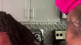 big booty tranny tsroxiexxx dominates young thug with deepthroat and doggystyle