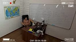 i got caught masturbating by the guard on hidden cam and he shared it.