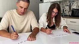 Massive Facial After Fucking Sexy Teacher