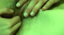 Hot Teen Strips And Fingers Her Hairy Pussy