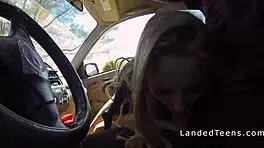 Dude Gets Blowjob from Sexy Teen 18+ POV