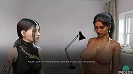 College Teen's Voluptuous Boobs Bound in Horny POV Game