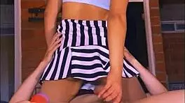 Stepmother tempts friend with voluptuous body, leading to cheating fucks when out with friends.