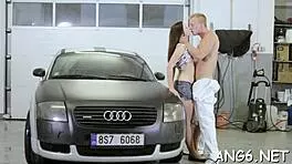 Angelic Brunette Young 18+ Yasmin Gets Fucked in Doggystyle with Blowjob and Bent Over