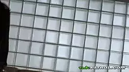 you think this asian skinny slut's hairy pussy can take a missionary slam?