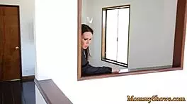 Classy milf seduces teen!