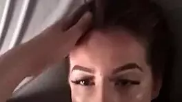 Teen faces a huge challenge with a big cock and messy outcome