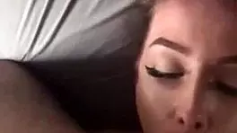 Teen faces a huge challenge with a big cock and messy outcome