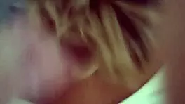 daisy daze, that ebony amateur, subtly licks and sucks white cock in a fetish couple scene, building to cum.