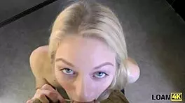 Loan4K Go-Go Dancer Blows and Fingers at Work