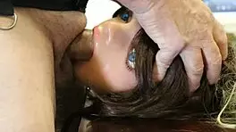 sucking me slow, girl next door, cum on face and hair