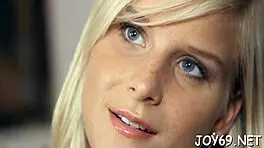 Teen Chick Intensely Rubs Pussy And Fingers With Dildo