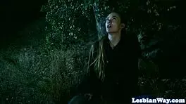 Tattooed Lesbian Babes Engage In Pussylicking With Friends