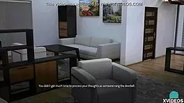 Lynda rides dildo with tight pussy