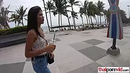 Young Thai Girl Rides Monster Cock