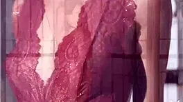 Two Brunette Babes Perform Outdoor Striptease with Ripped Clothes