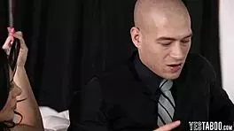 Busty Brunette Jaclyn Taylor Caught With The Butler