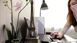 Pretty Teen Ariadna Gets Anal At The Office