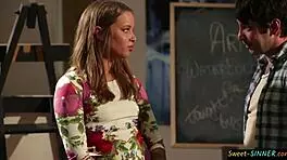 Art Lover Takes A Lover In The Studio For Taboo Fantasy