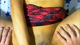 Petite Latina Teen Seduces Neighbor While Being Watched on Security Cameras