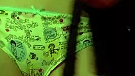 Girl Masturbates Tight Pussy With Panties