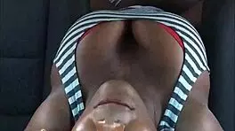 Intimate Car Striptease