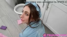 watch and learn how to get your hot and cute stepdaughter to cum on your face