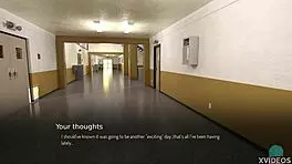 Bound Brunette Teen Meets Anna's Big Ass in College Game