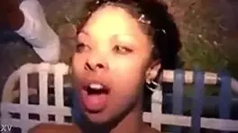 hey, check out this cumshot frenzy with a young ebony chick