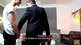 Hide Those Glasses and Fuck Her Hard!