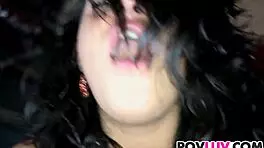 Hairy charley chase rides and gets fucked by a big monster cock in pov