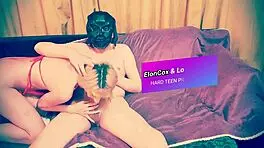 Hey, this teenie blows deep into the throat for cumshot