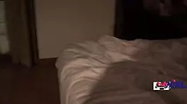 The round ass Asian babe got smashed by a stranger in the garage from POV.