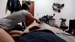 i feel so emotional watching this latina riding and getting creampied