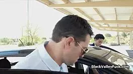 Black Coed Learns From Driving Instructor