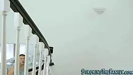 Tiny Teen Stepsis Sucks Cock And Gets Plowed!