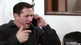 His cute stepdaughter is really driving him crazy.