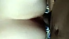 Teen brunette gets fucked hard by cock.